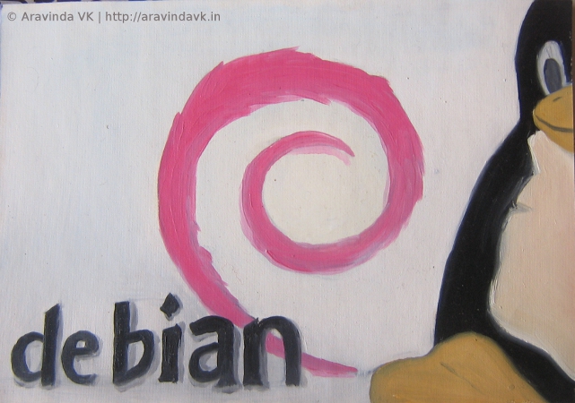 Penguin with Debian